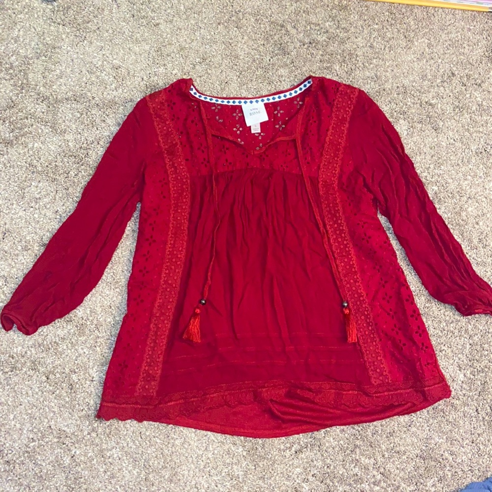 Knox Rose Soft Patterned Blouse